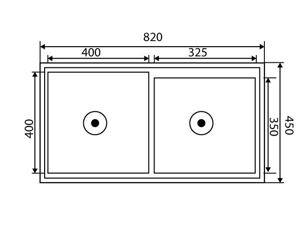 ARTUGO Sink AS 5824 DB product_image_front